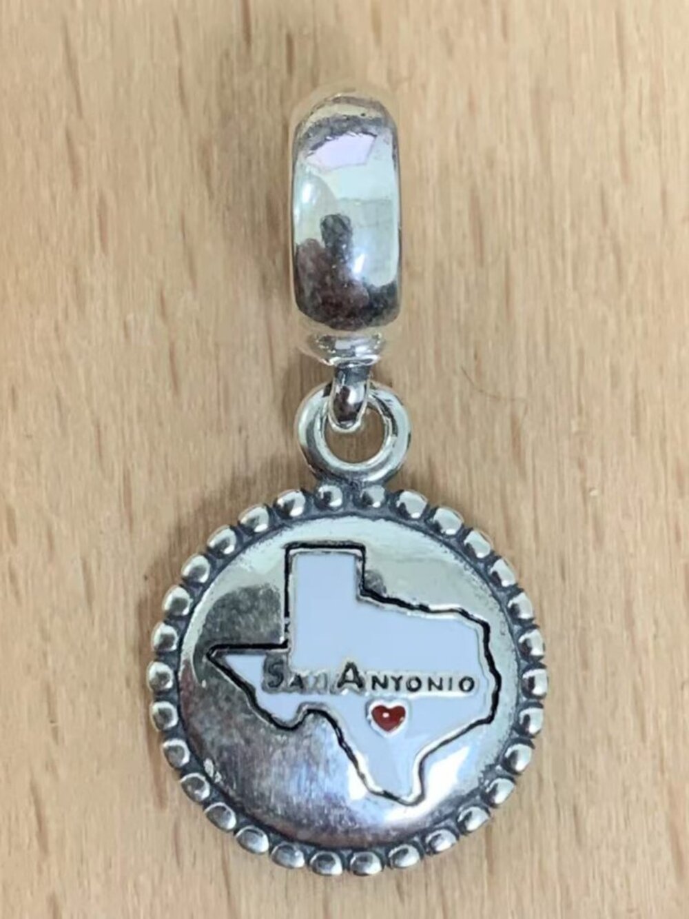 Pandora San Antonio Texas Charm, S925 Silver Jewelry Bracelets